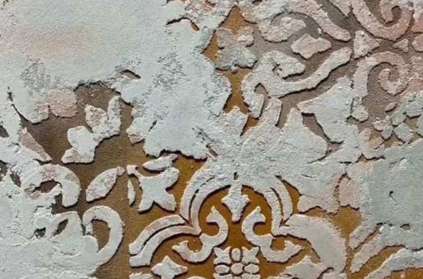 Pittura materica, un affresco in casa.
